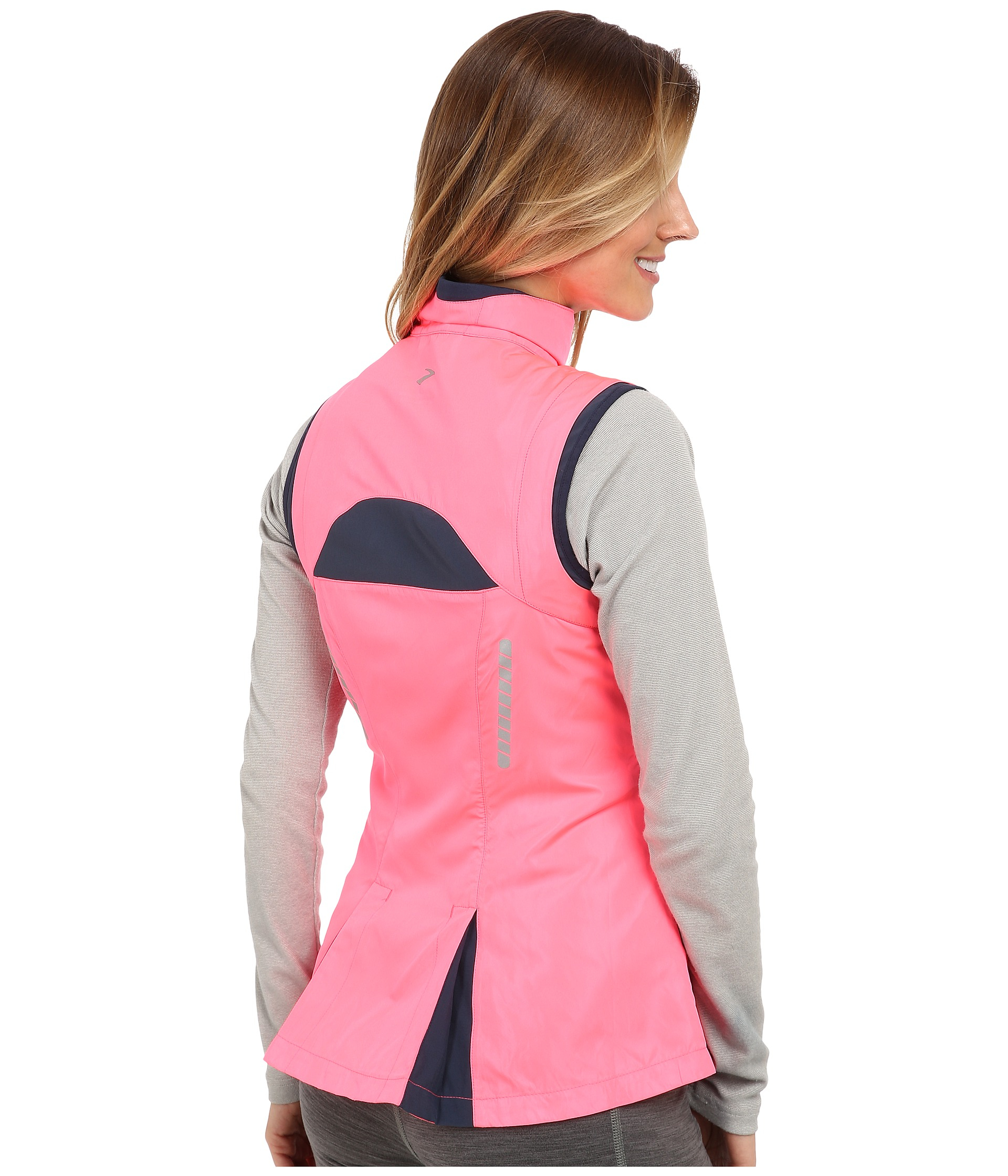 Lyst Brooks Nightlife Essential Vest Iii in Pink
