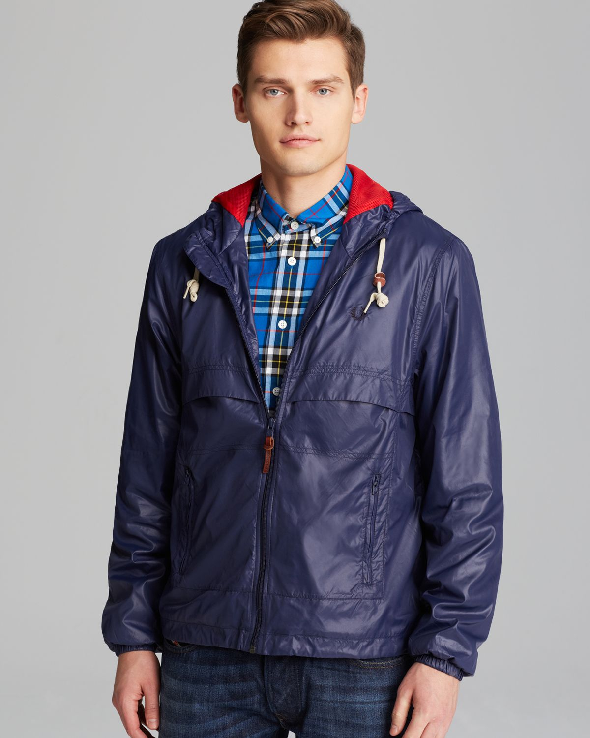 Lyst - Fred perry Ripstop Heritage Jacket in Blue for Men