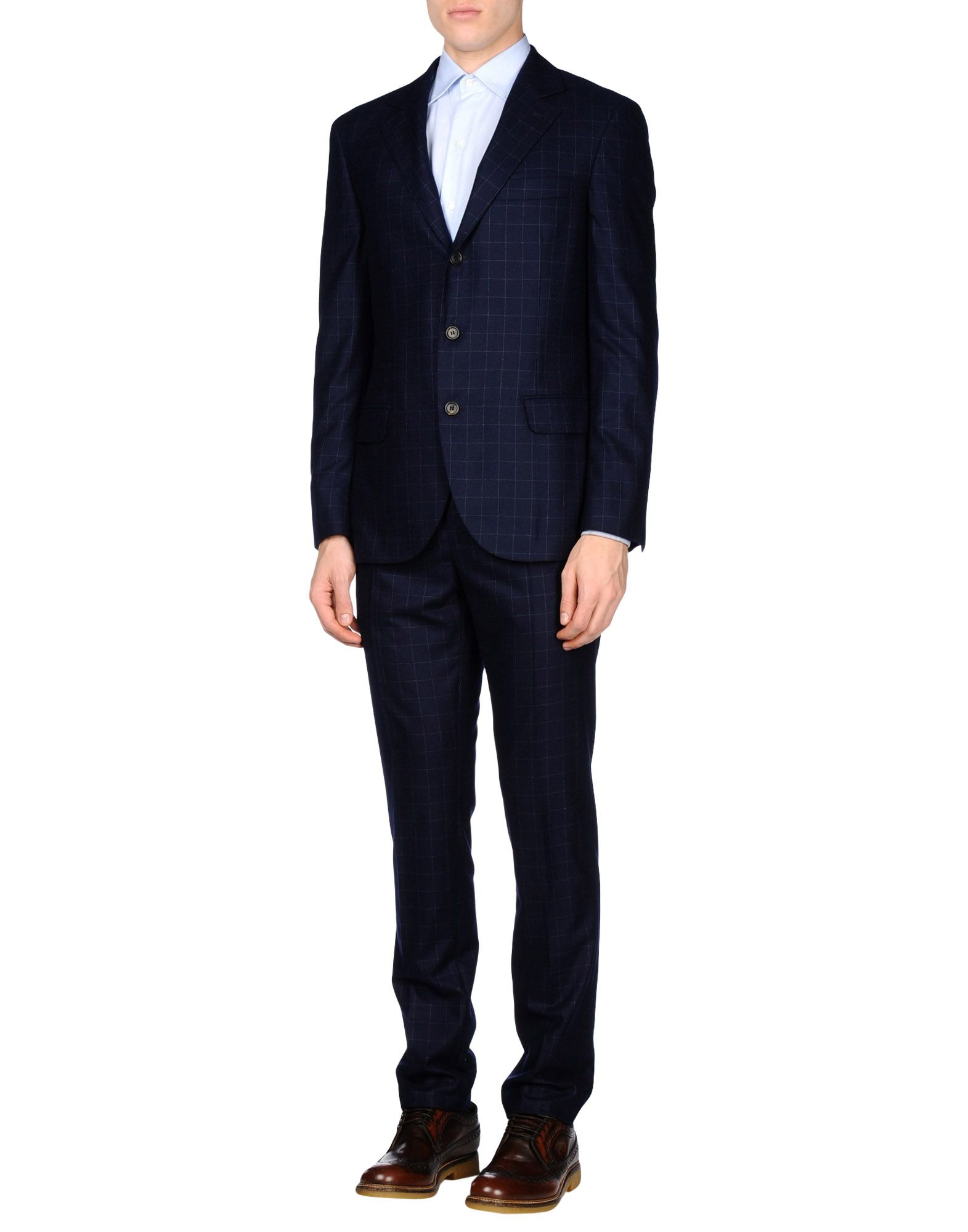 Brunello cucinelli Suit in Blue for Men | Lyst