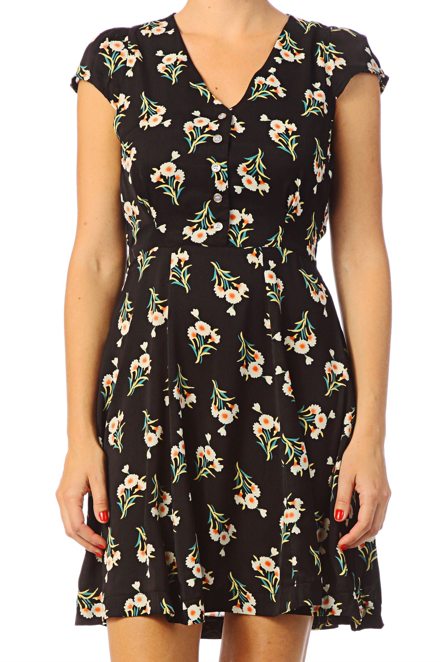 lyst louche cathleen retro dress in black lyst louche cathleen retro dress in black