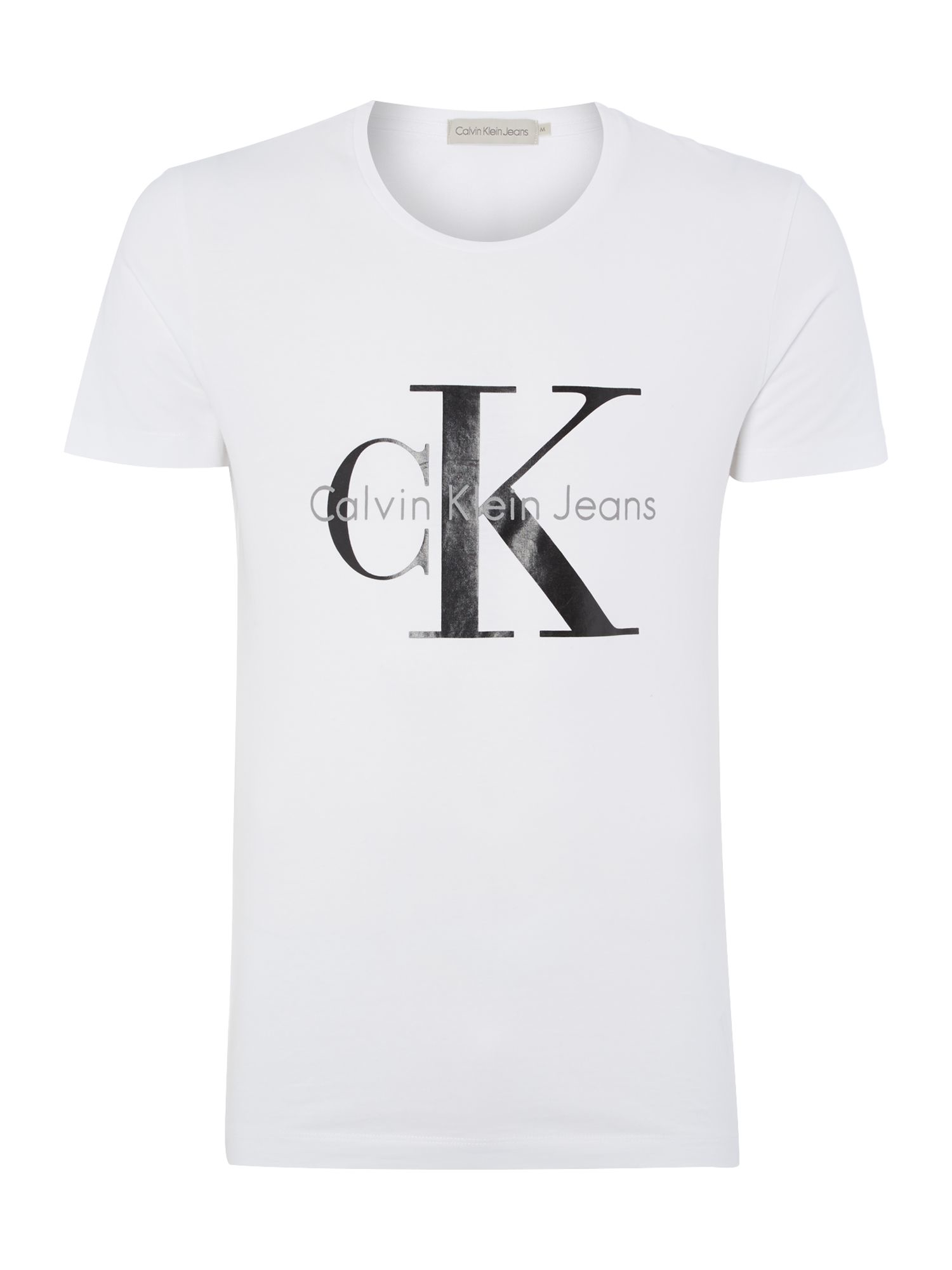 Calvin klein Tee T-shirt in White for Men | Lyst
