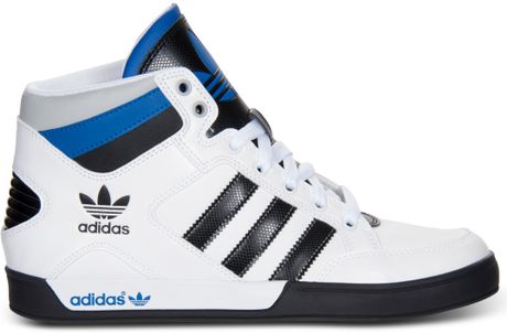 Adidas Originals Hard Court Hi Casual Sneakers in Black for Men (white ...