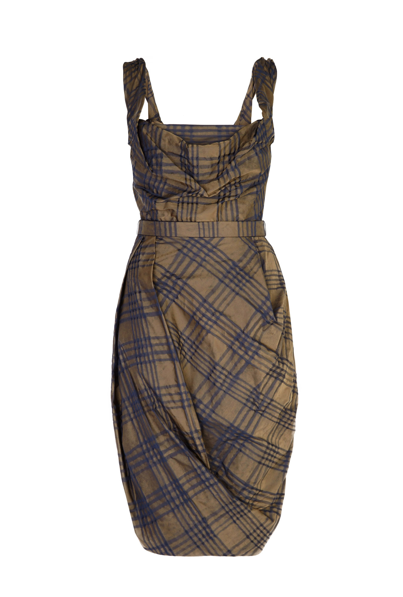 Vivienne Westwood Red Label | Green Taffeta Plaid Corset Dress | Lyst