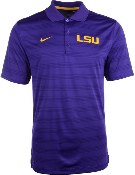 Nike Mens Lsu Tigers Drifit Preseason Polo Shirt in Purple for Men | Lyst