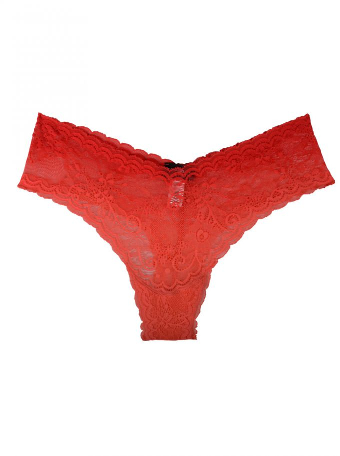 Lyst - Cosabella Trenta Ombre Lowrider Thong in Red