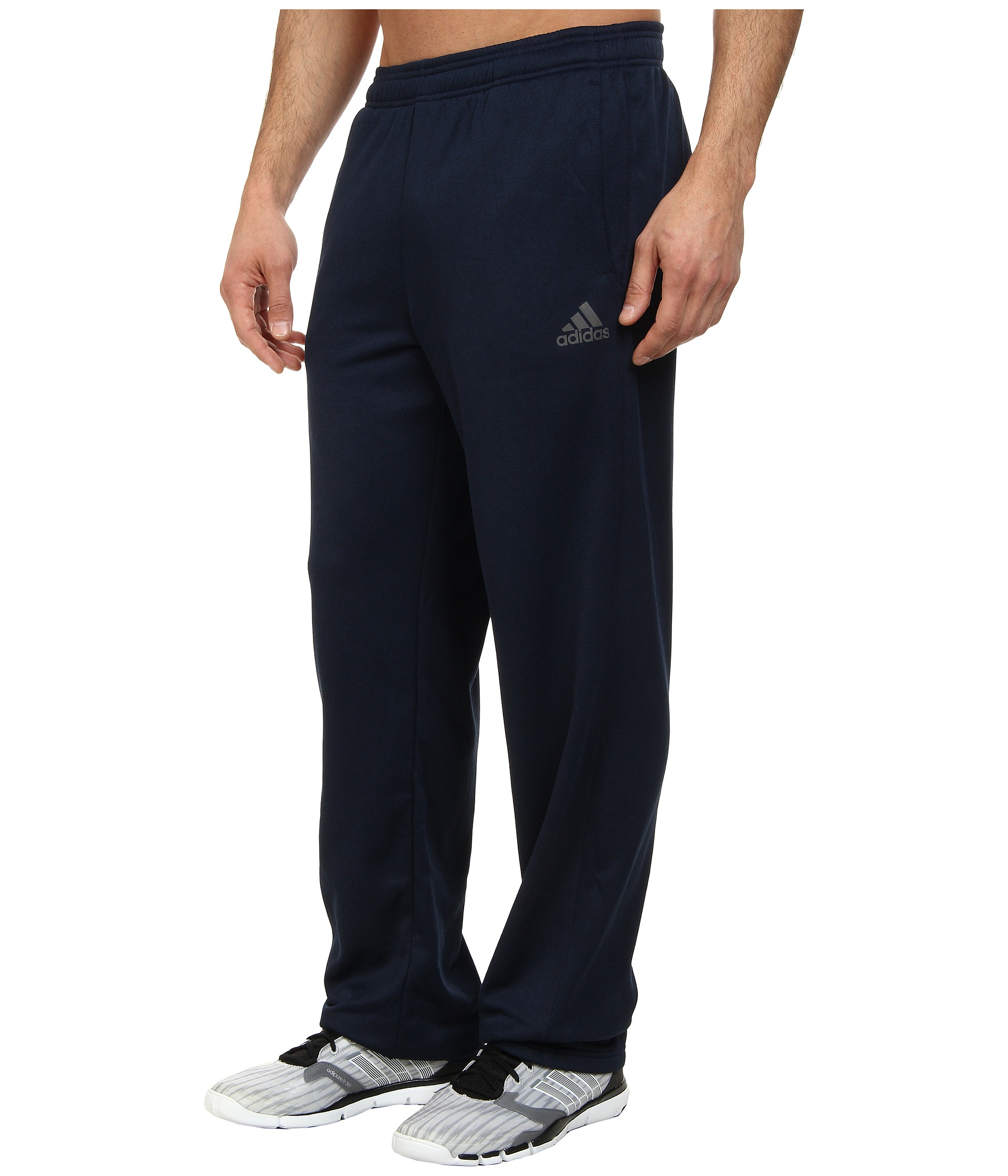 Adidas Ultimate Fleece Pant in Blue for Men (Collegiate Navy/Granite ...