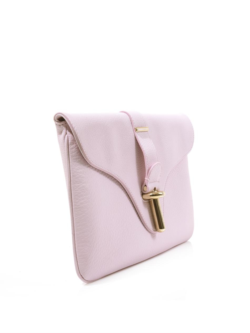 Lyst - Balenciaga Tube Pochette Envelope Clutch in Pink