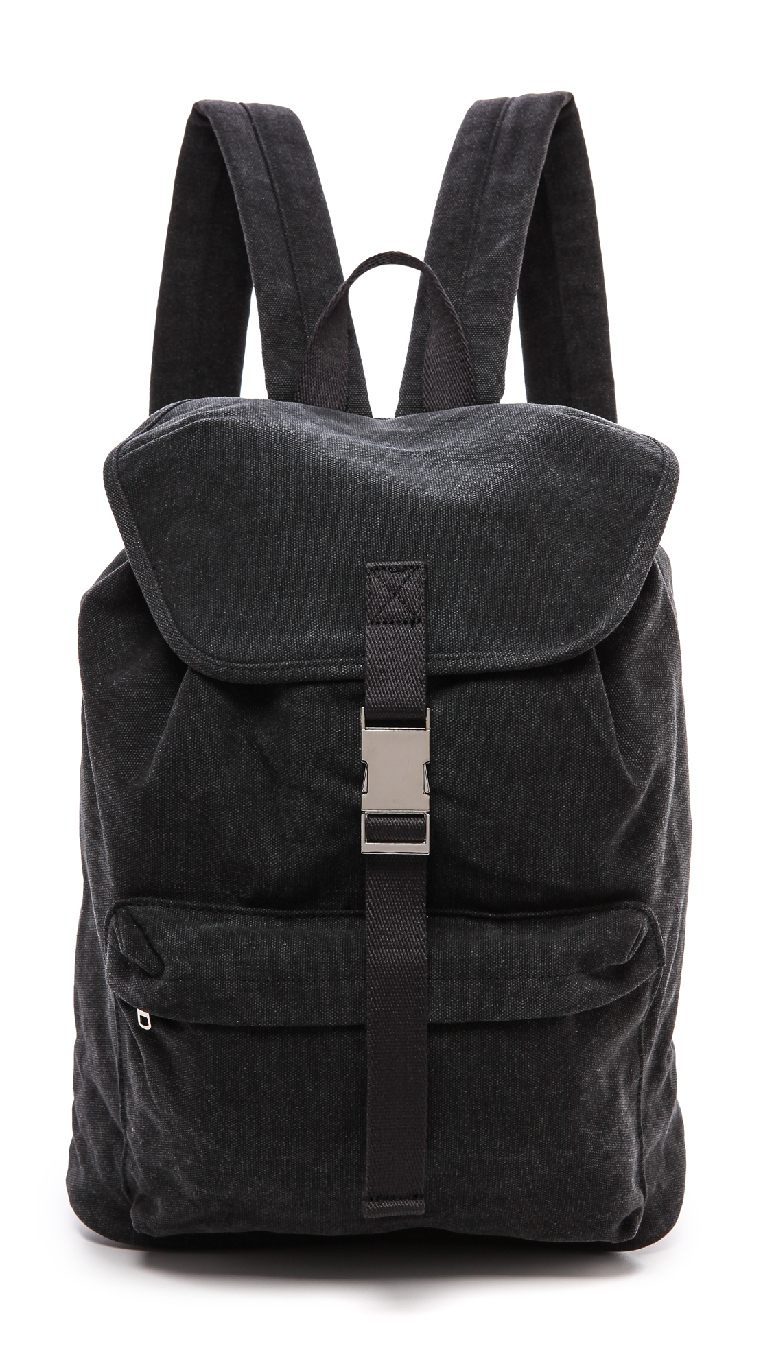Lyst A.P.C. Flap Backpack Charcoal Grey in Gray