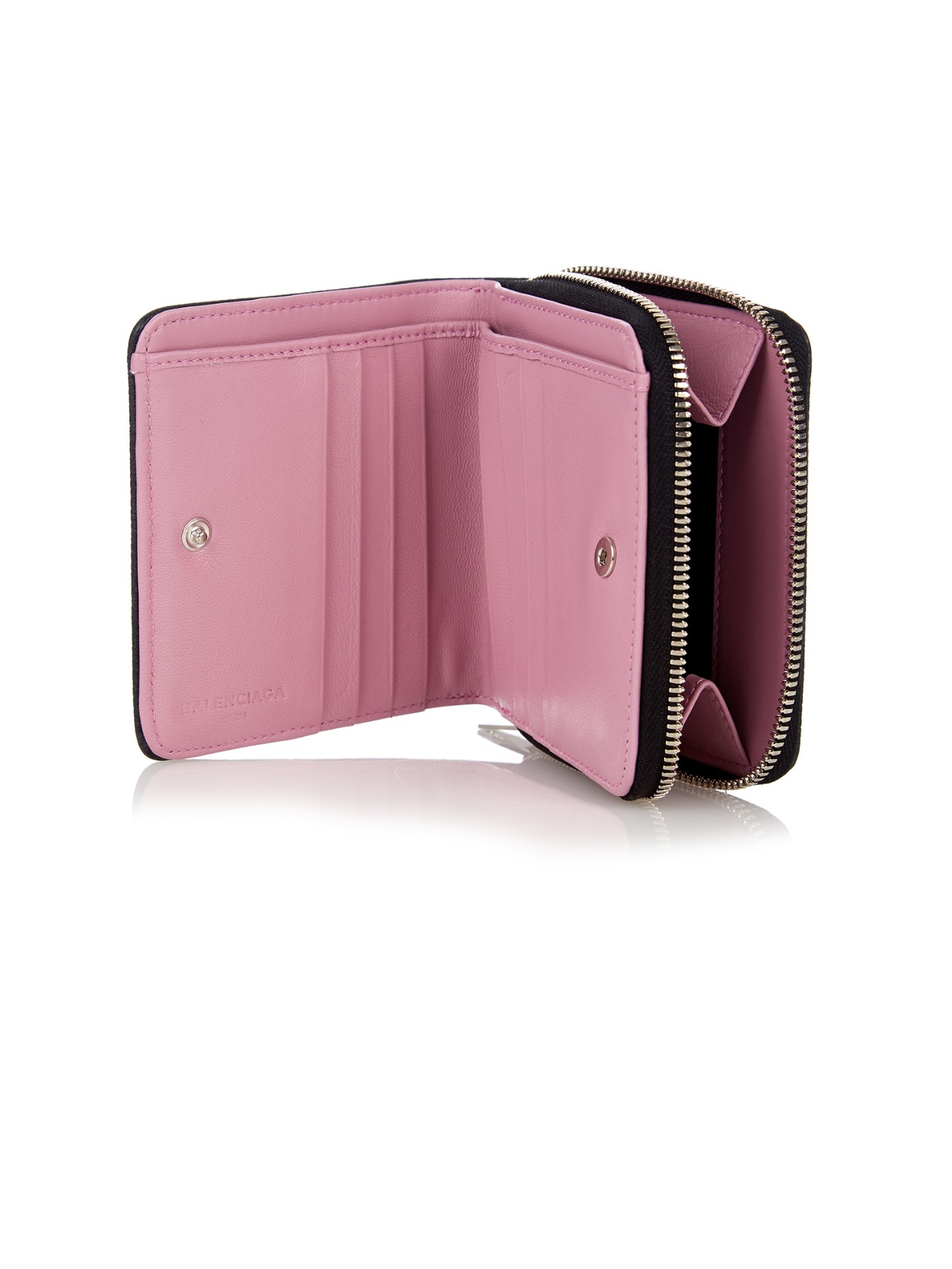 balenciaga pink wallet