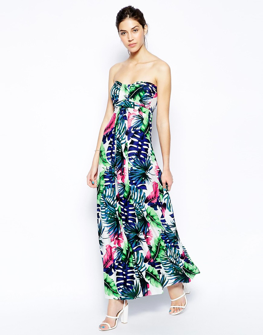 womens tropical maxi dresses