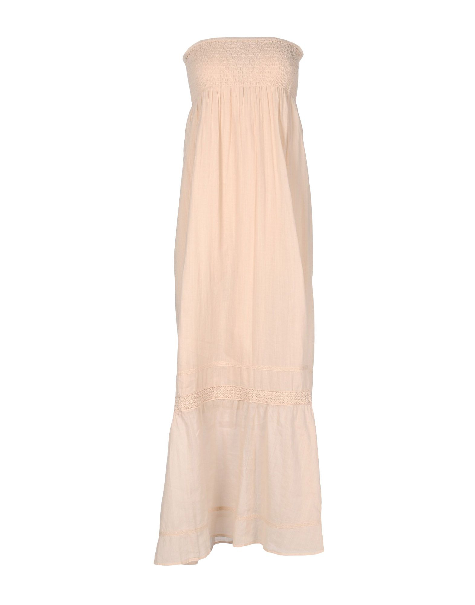 Lyst - Stefanel 3/4 Length Dress in Natural