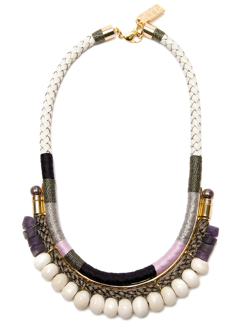 Lyst - Lizzie Fortunato Rope and Bead Necklace in White