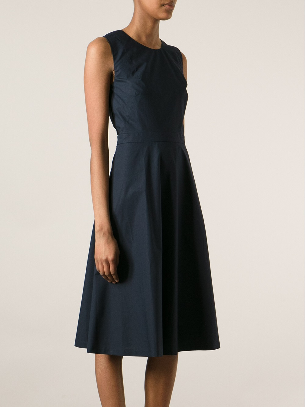 Lyst - Sofie D'Hoore Flared Shift Dress in Blue