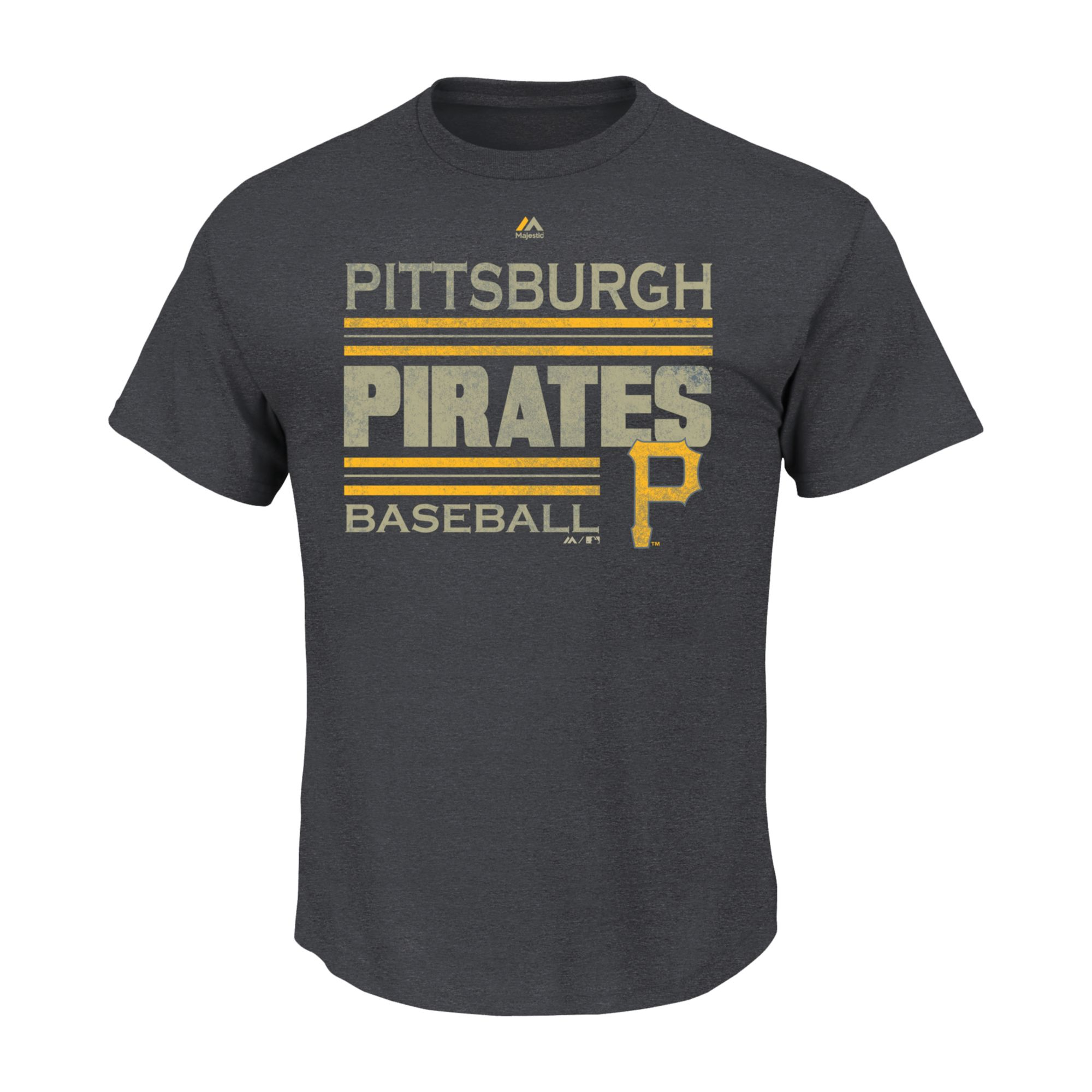 Majestic Mens Pittsburgh Pirates Cooperstown The Struggle T-shirt in ...