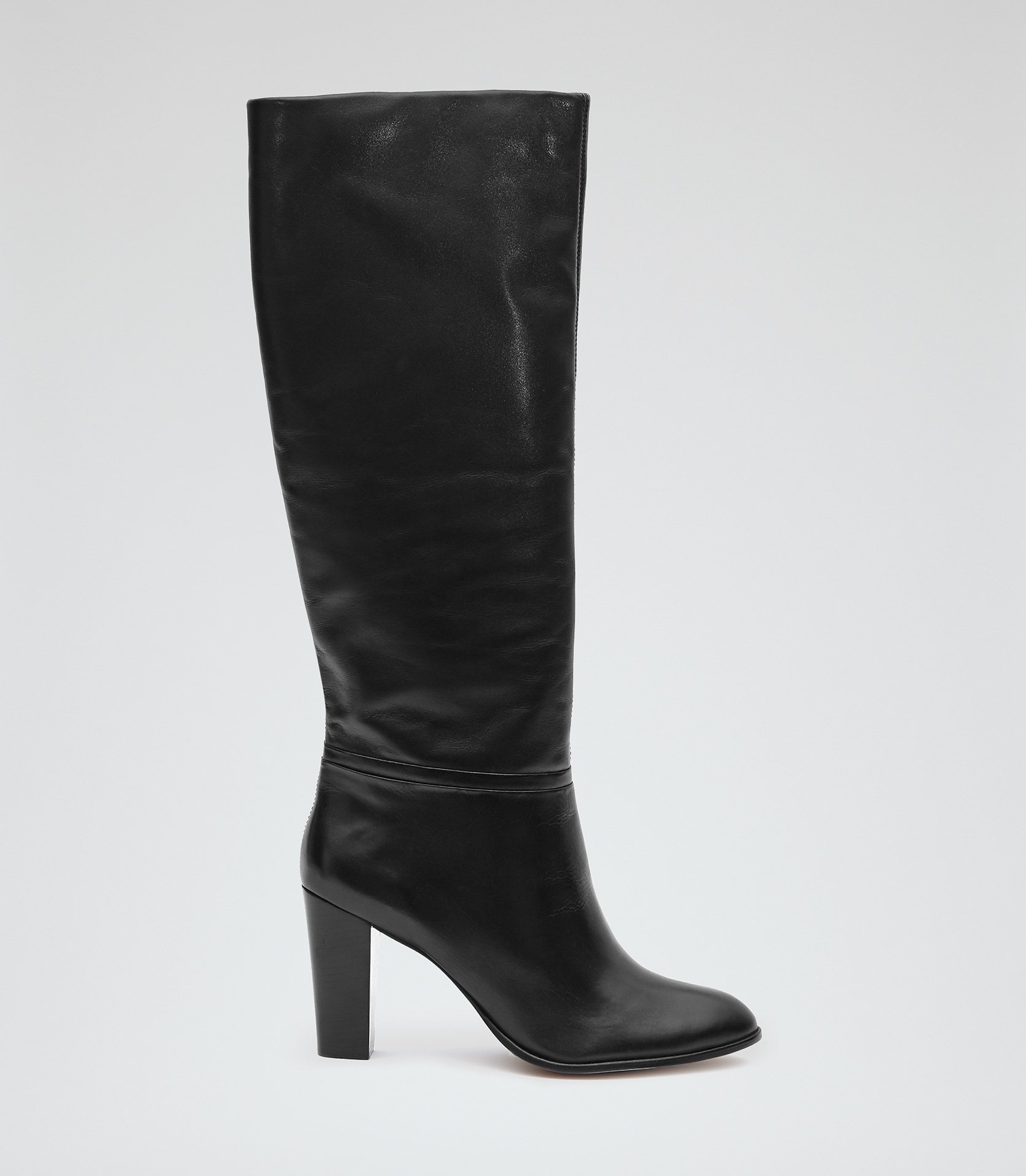 reiss black heels