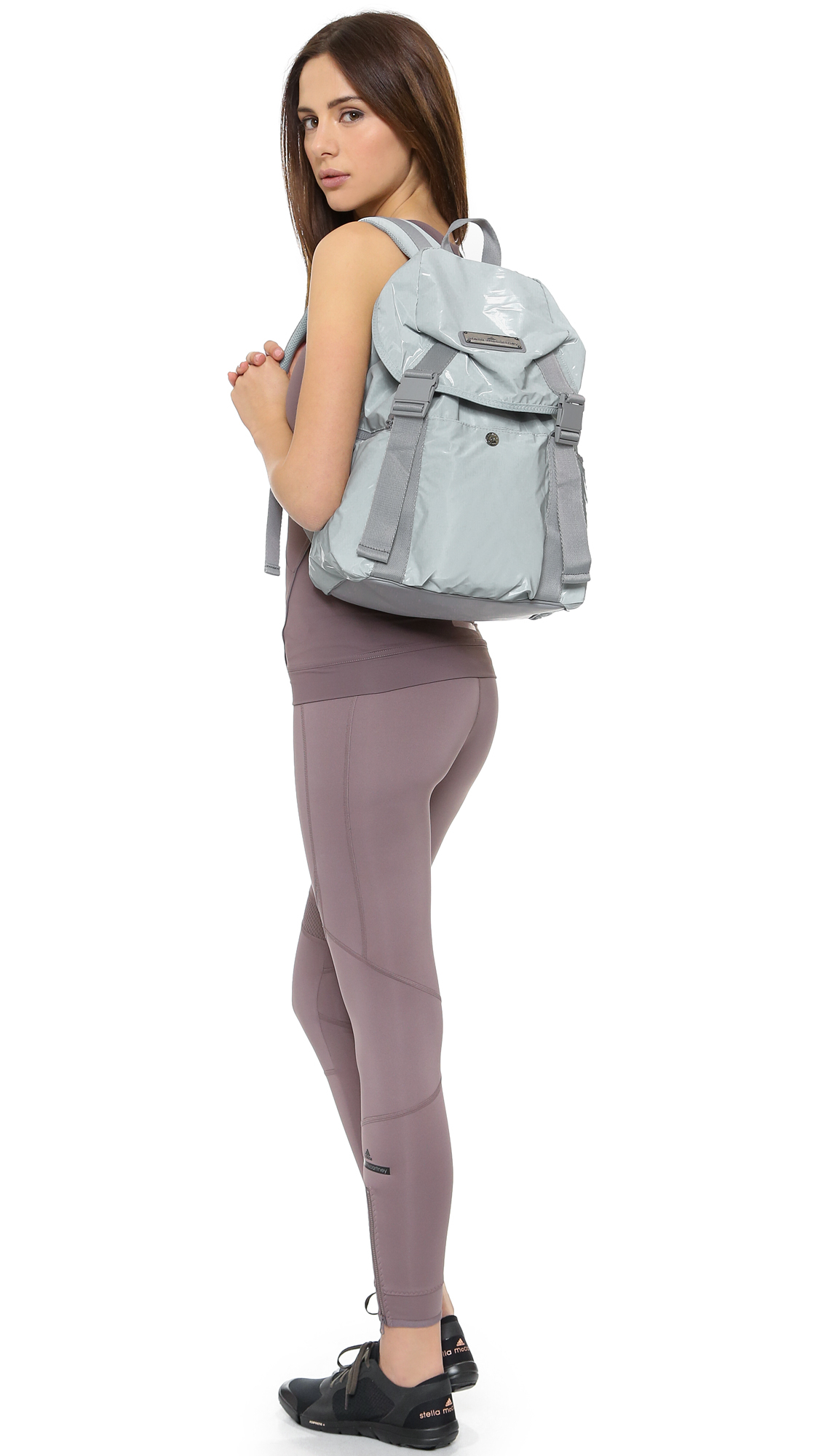 Adidas by stella mccartney Weekender Backpack Eggshell in Blue Lyst