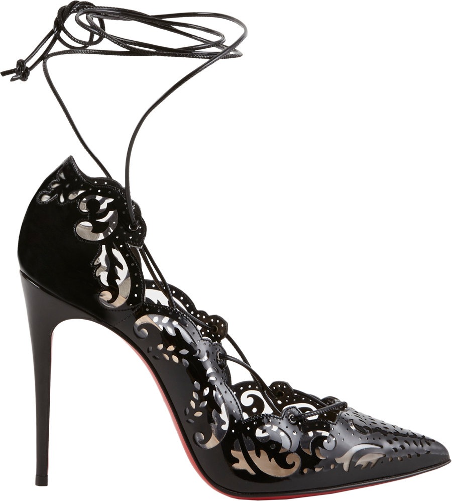 cheap replica christian louboutin men shoes - Christian louboutin Impera Lasercut Pumps in Black | Lyst