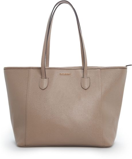 Mango Saffiano-effect Shopper Bag in Brown (Stone) | Lyst