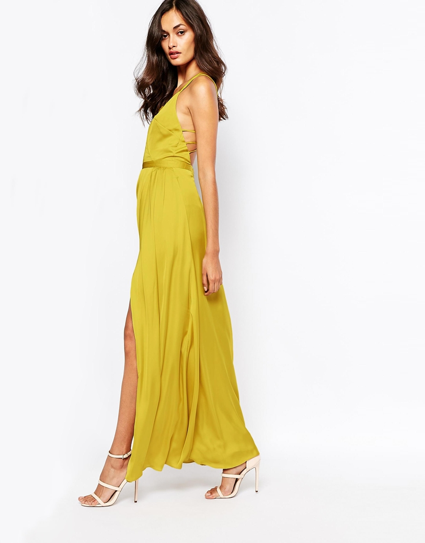 Yellow embellished maxi dress Yellow embellished maxi dress