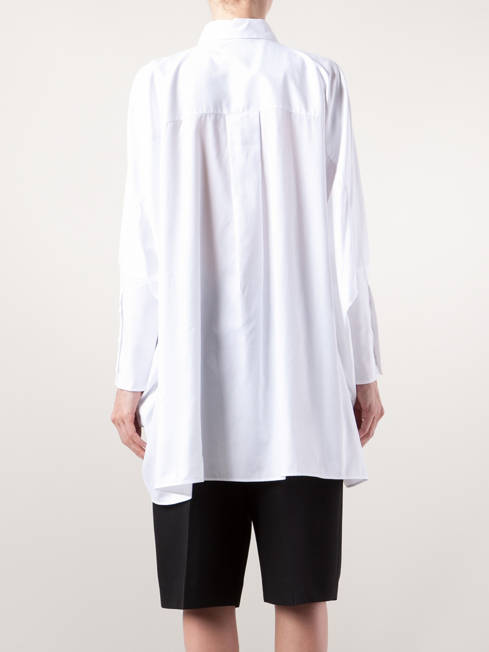 womens oversized oxford shirt