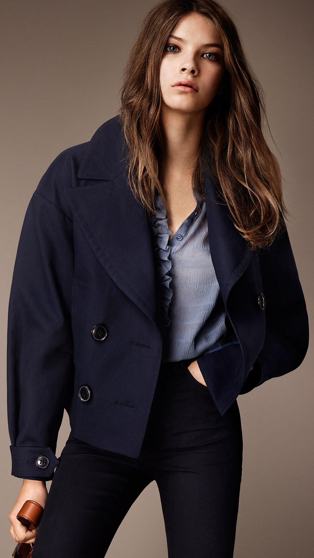 burberry pea coat womens