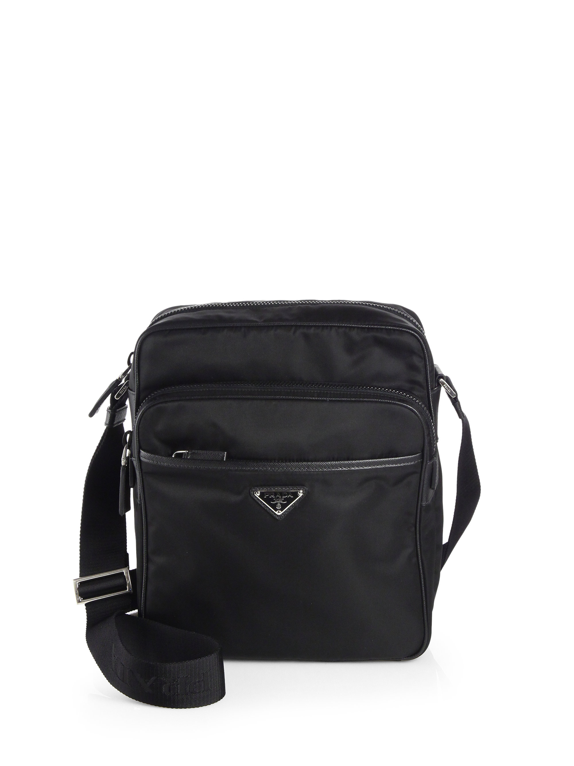 Lyst - Prada Nylon Camera Bag in Black for Men