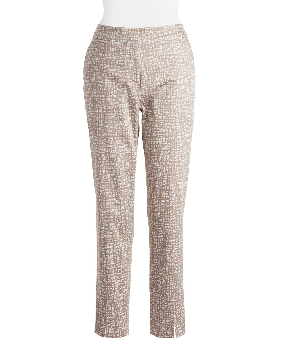 Brown Patterned Pants | jones new york grace patterned ankle pants in brown Brown Patterned Pants | jones new york grace patterned ankle pants in brown