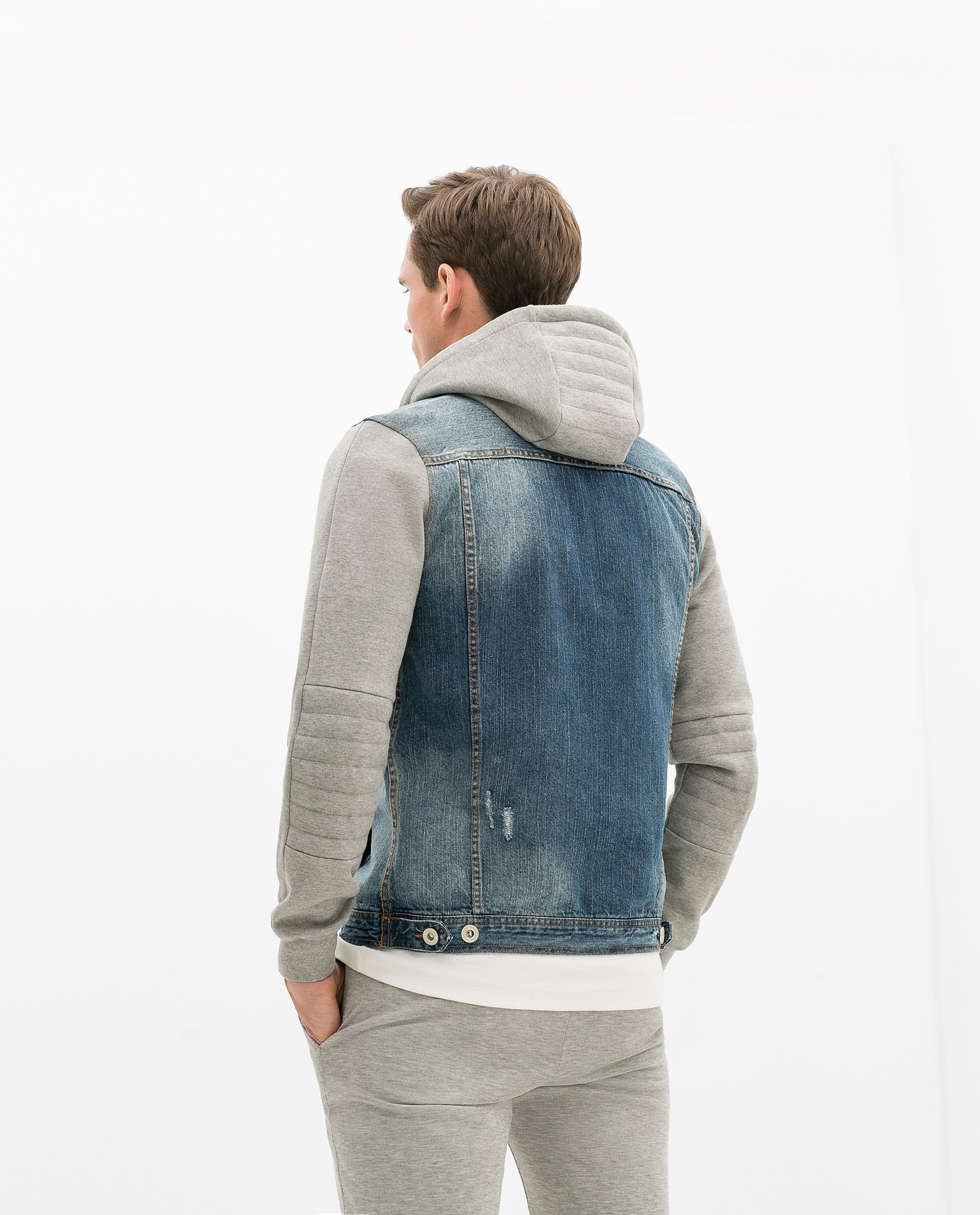 zara blue jacket mens