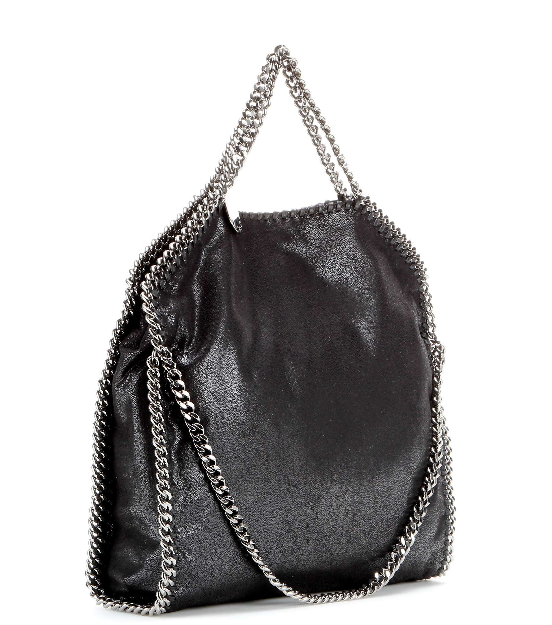 Stella mccartney Soft Beckett Mini Quilted Shoulder Bag in Black | Lyst