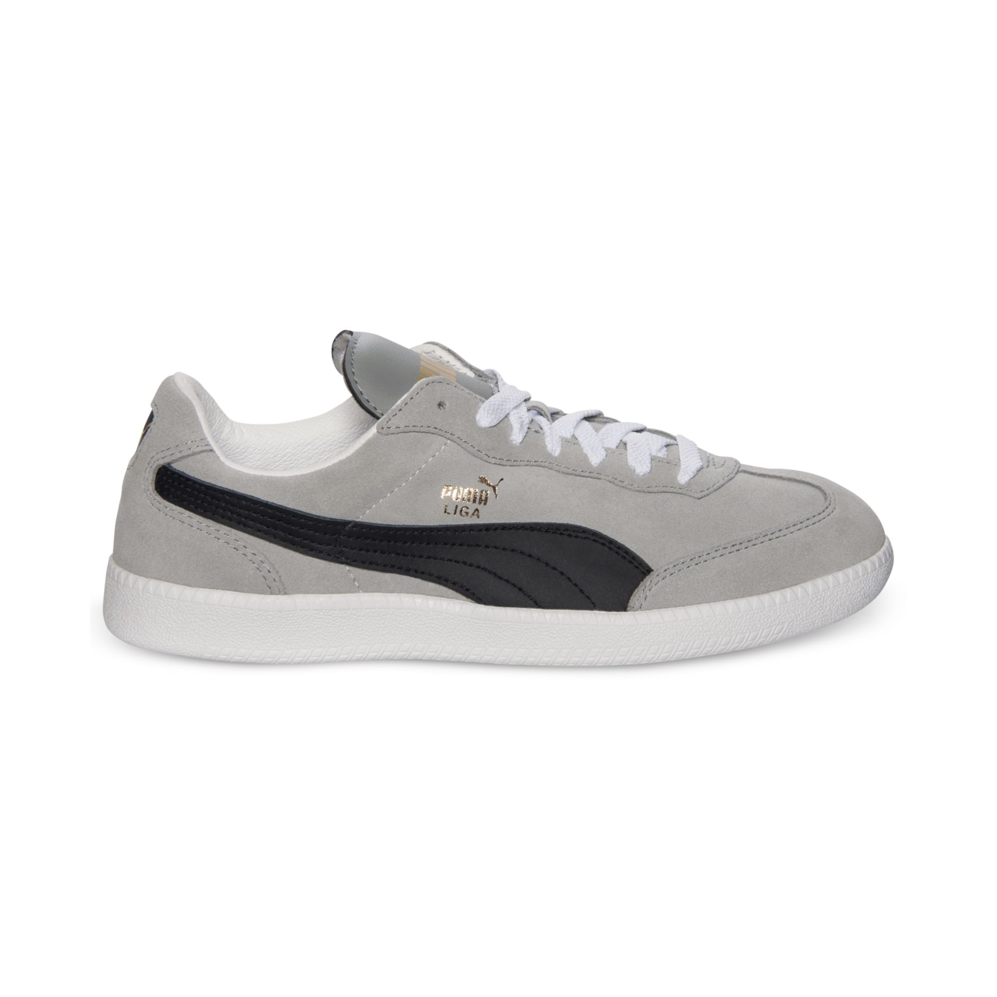 Puma Liga Suede Classic Casual Sneakers in Gray for Men | Lyst