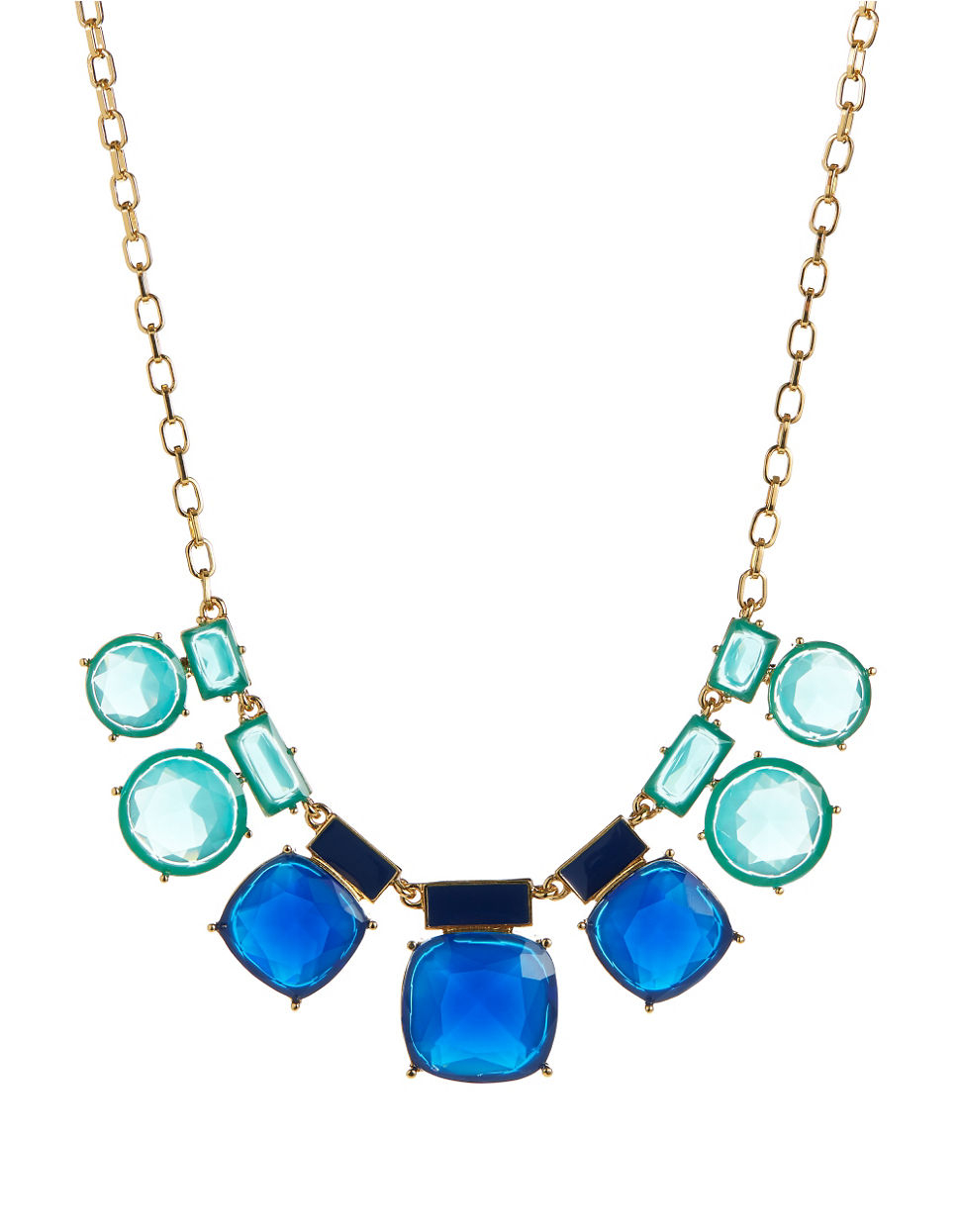 Kate spade new york Cause A Stir Statement Necklace in Blue | Lyst