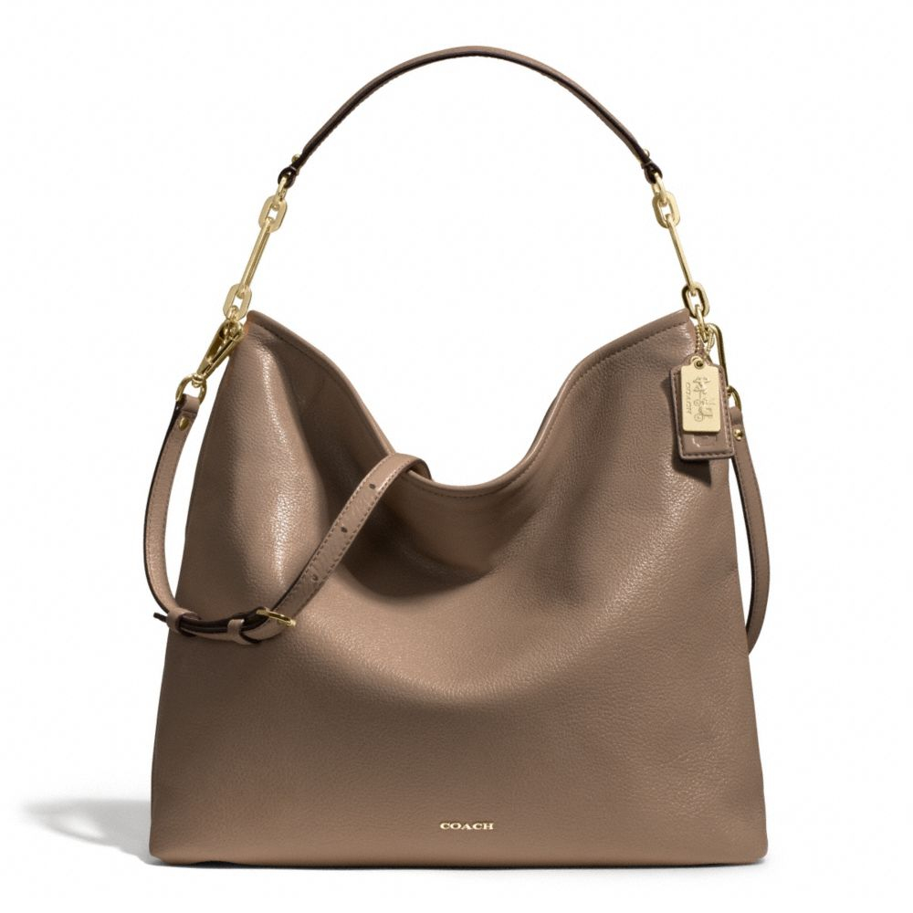 brown coach hobo