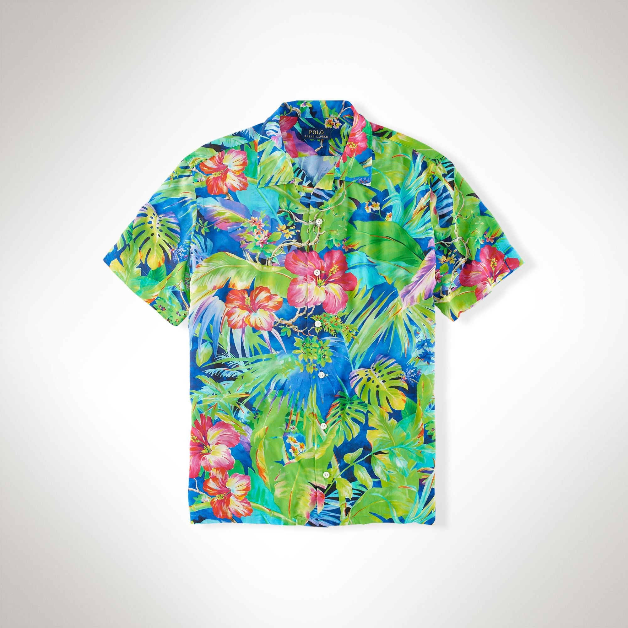 mens floral polo