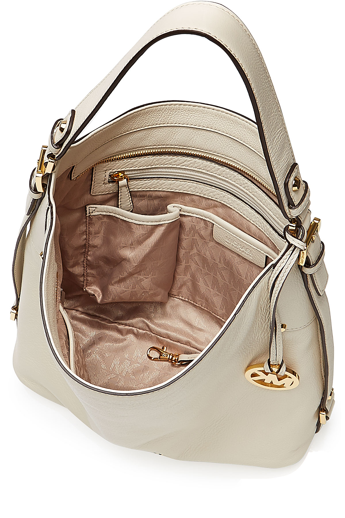 Lyst Michael Kors Bedford Large Leather Shoulder Bag Gallery