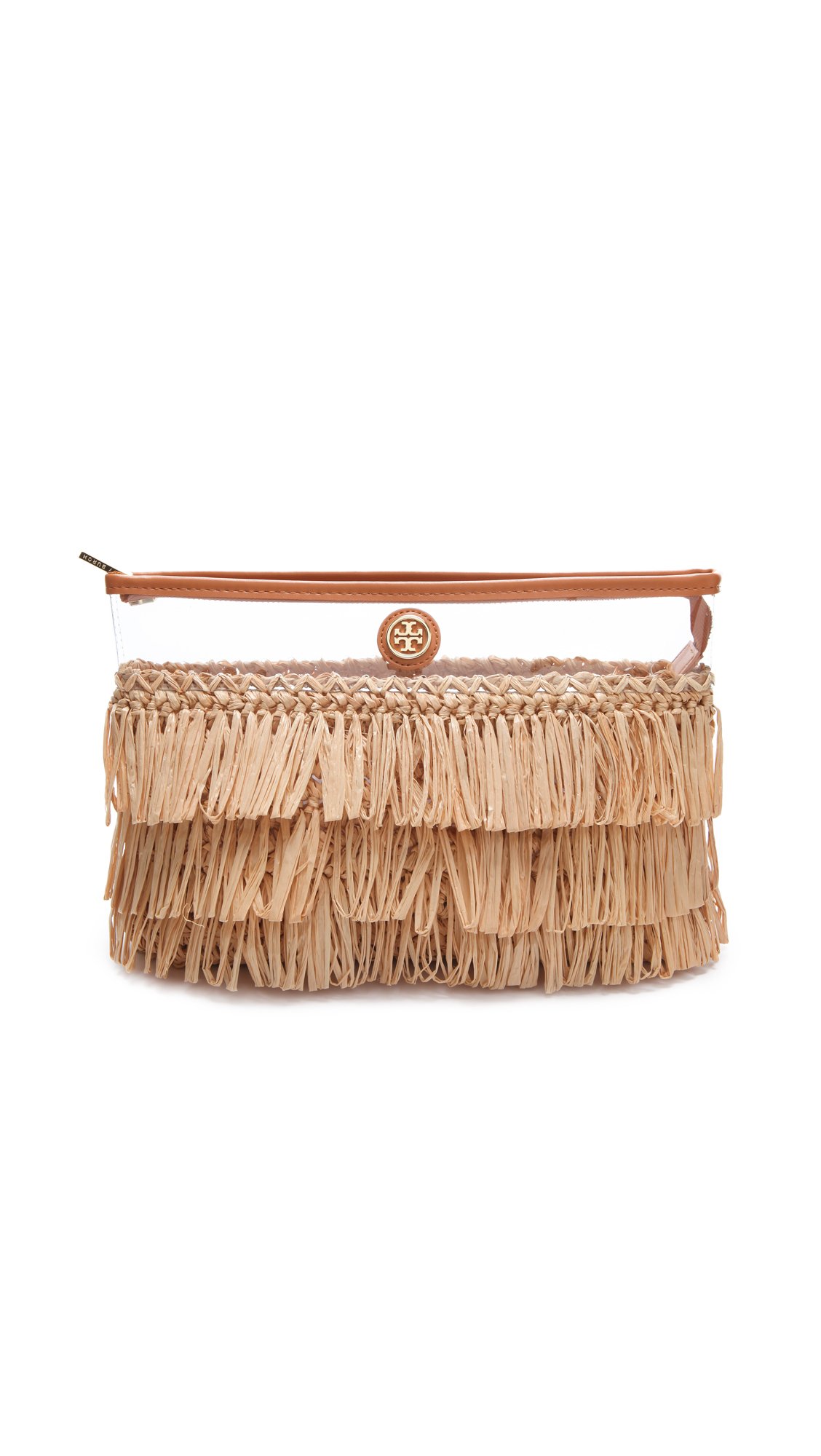 tory burch clutch tan