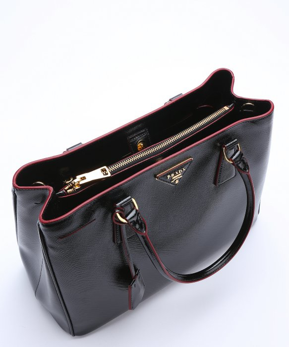prada red patent leather handbag  