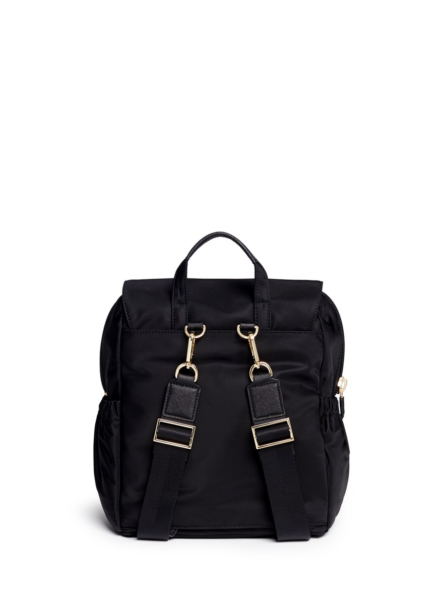 Lyst - Tory Burch Travel Nylon Baby Backpack in Black
