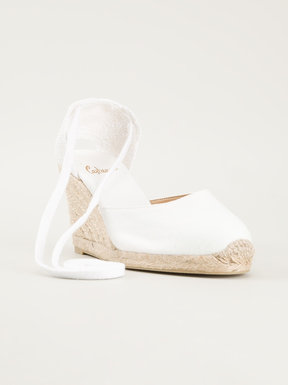 wide fit white espadrilles