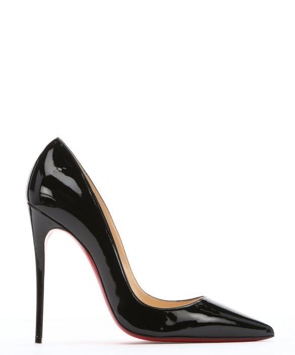 shoes replica usa - christian louboutin platform sandals Black patent leather covered ...