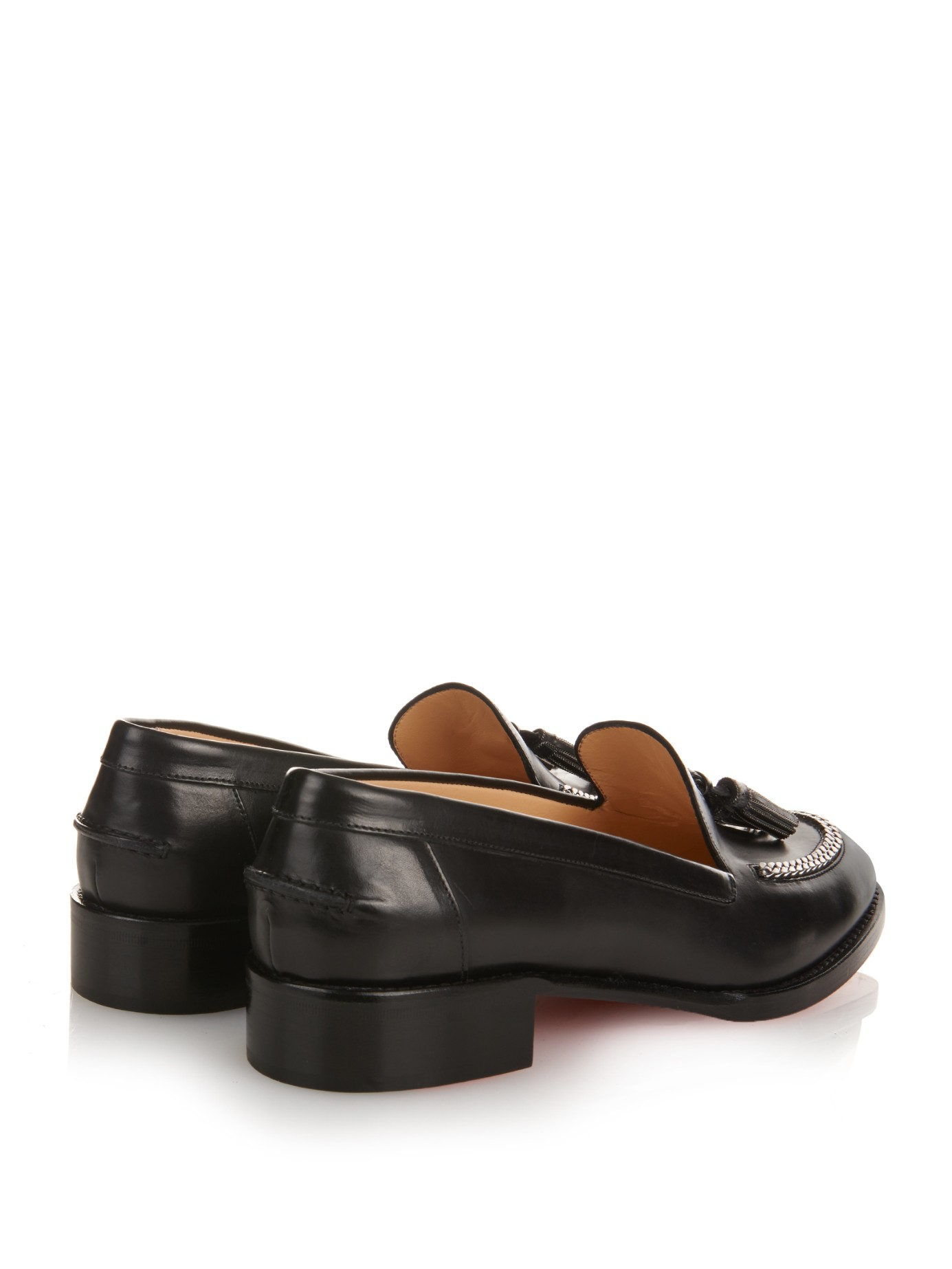 christian louboutin leather loafers - Bbridges