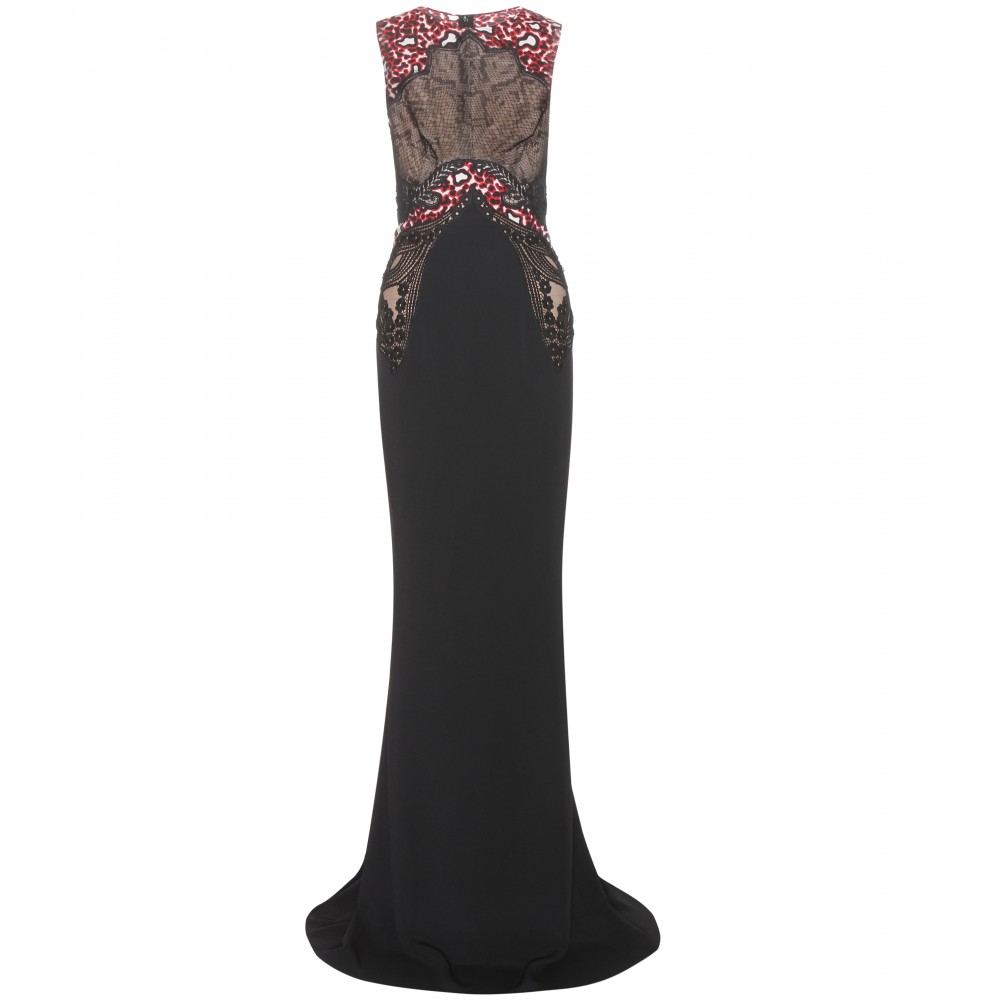 Lyst - Stella mccartney Embellished Floor-Length Silk Gown
