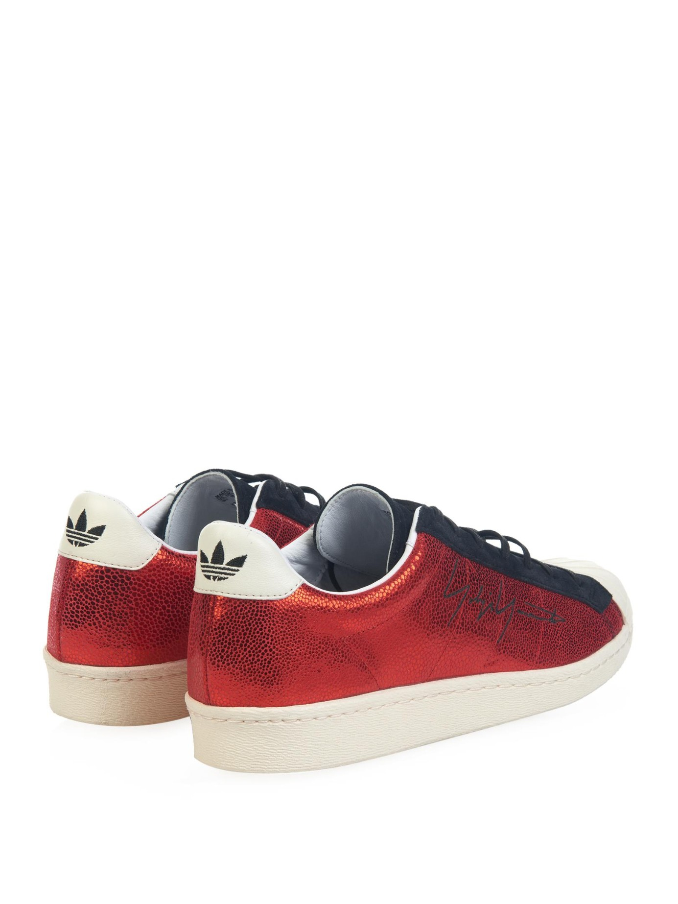 Lyst - Yohji Yamamoto X Adidas Metallic Trainers in Red for Men