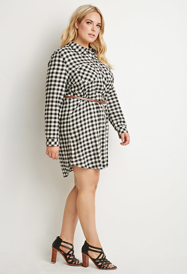 Gentle Fawn Plaid Shirt Dress from Nebraska by Fanci That ...