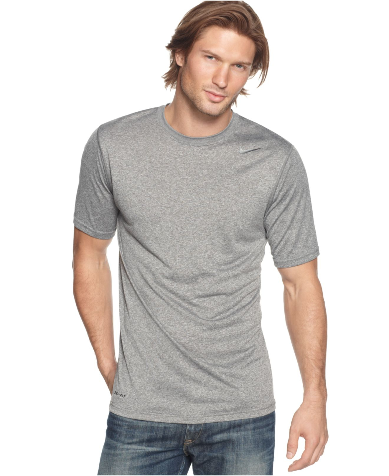 Nike Legend Dri-Fit T-Shirt in Gray for Men | Lyst