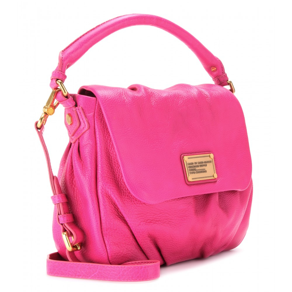 Marc by marc jacobs Lil Ukita Leather Shoulder Bag in Pink | Lyst