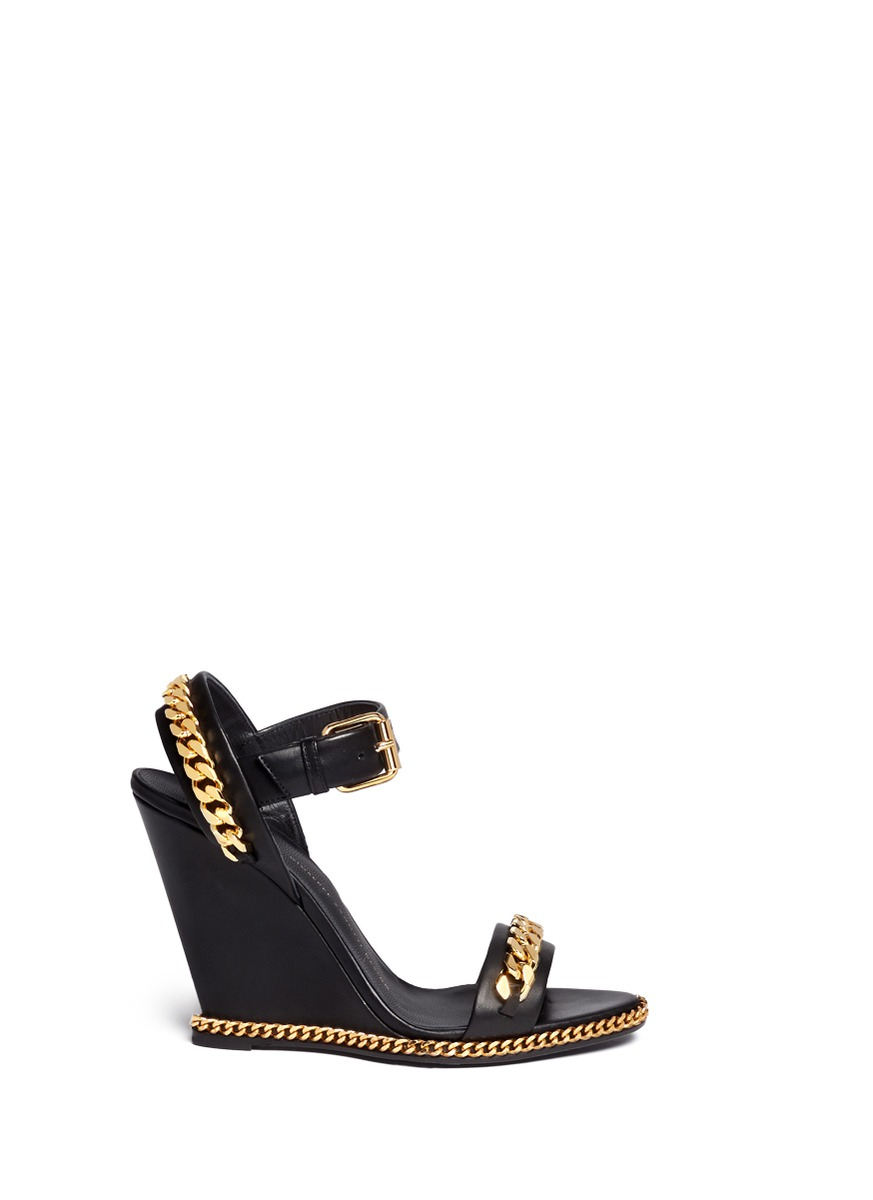 giuseppe zanotti chain sandals