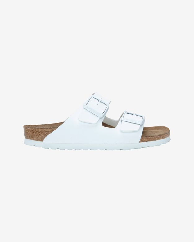 white leather birkenstock arizona womens