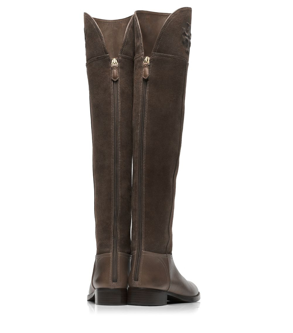 tory burch simone suede over the knee boots