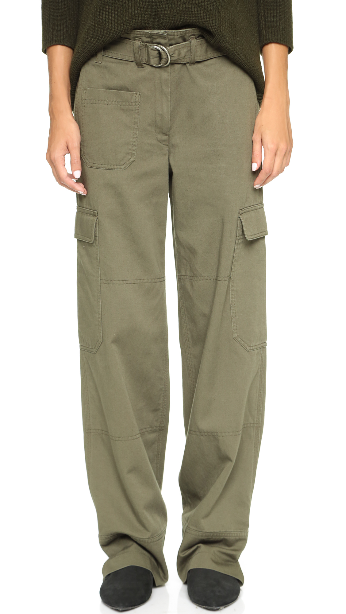 mustard cargo pants