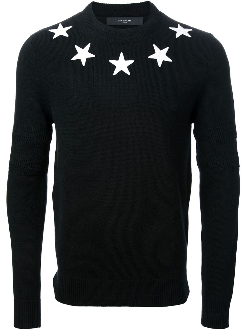 Givenchy Star Sweater in Black for Men - Lyst
